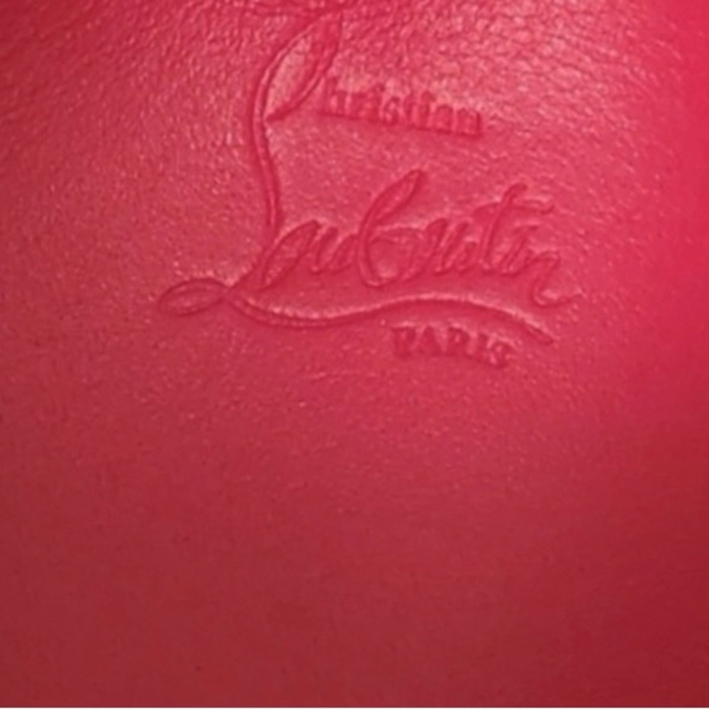 Christian Louboutin Panettone Beige/blush Zip Around Wallet with Authentic Dusty - Picture 4 of 11